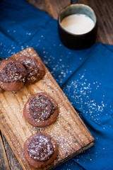Chocolate cookies for Santa Claus 