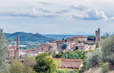 Castiglione Fiorentino, an ancient medieval town in Tuscany