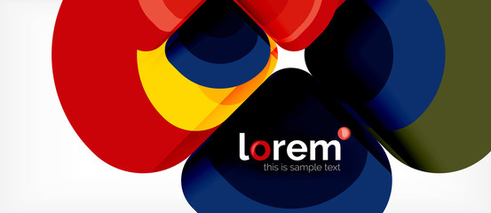 Geometric modern abstract background