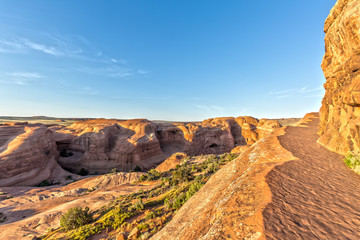 Fototapeta premium Hiking Trail at Arches National Park in Utah