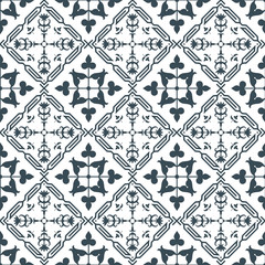 Seamless abstract geometric pattern background. Vintage ornamental wallpaper textile design. Modern trendy  illustration composition