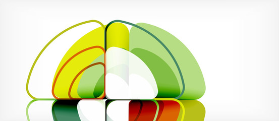 Circle abstract background