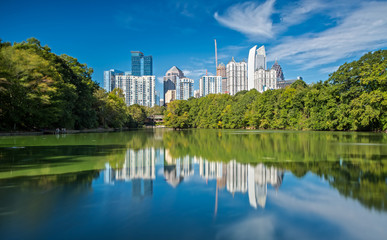 Atlanta Skyline from Piedmont Park