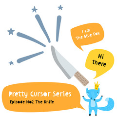 Series of Cute Funny Cursors or Pointers for Children