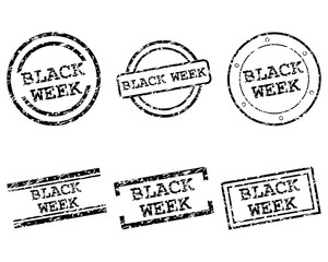 Black Week Stempel