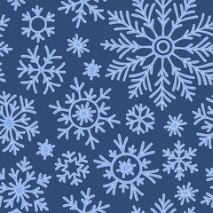 Christmas seamless doodle pattern
