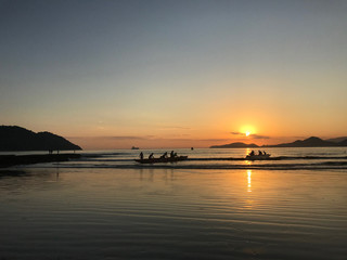 sunset beach 