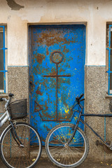 In the old fishing port of Essaouira.