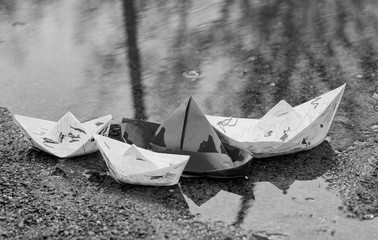 paper boats