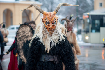 Percht, Krampus, Brauch, Lauf, Rummel