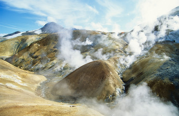 Iceland. Landscape of Landmannalaugar