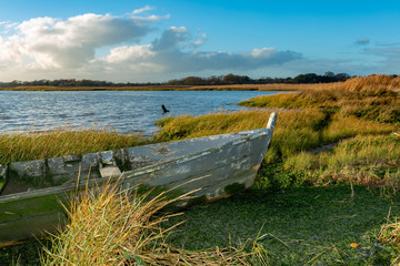 Beached boat