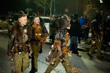 Percht, Krampus, Brauch, Lauf, Rummel