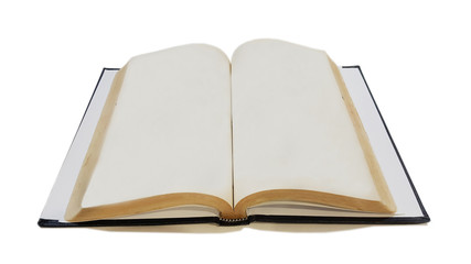 open book isolated on white background