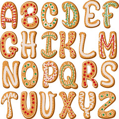 biscotti e lettere pan di zenzero