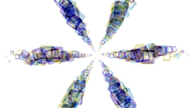 4k Abstract flying glass boxes background,flame lighters fireworks particle,smelting melting precious stones,geometric explosion flower backdrop.