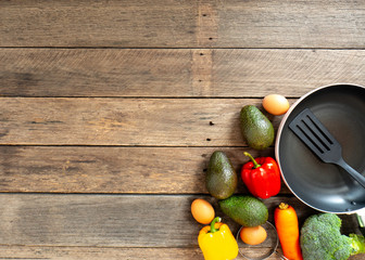 Breakfast with avocado Weight loss diet The wood