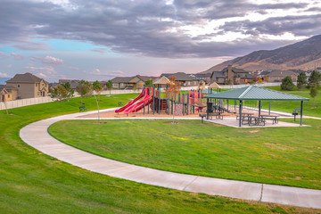Saratoga Springs Utah playground and picnic area