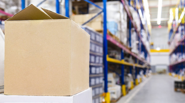  warehouse with boxes