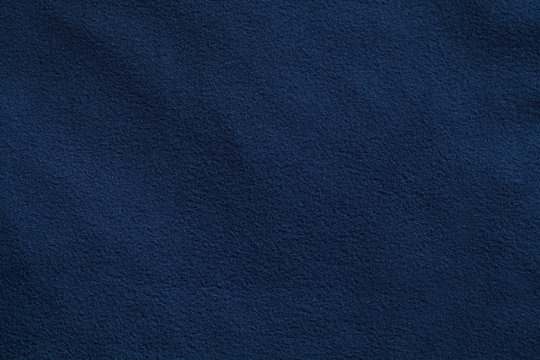 Texture of dark blue fleece