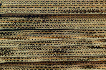 Background brown paper cardboard layers texture.