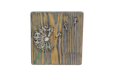 String art. Handwork. Flower
