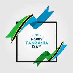 tanzania independence day vector design