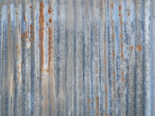 gray metal wall background,rusty zinc roof texture