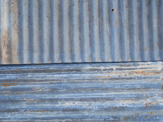 abstract metal wall background,rusty zinc roof,dirty gray steel wall
