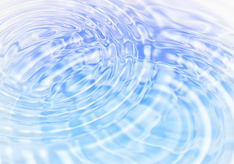 Abstract blue water ripples background