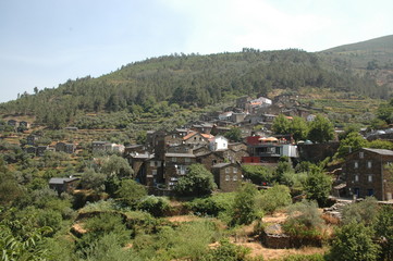 Fototapeta na wymiar Panoramic view of Piódão, Portugal
