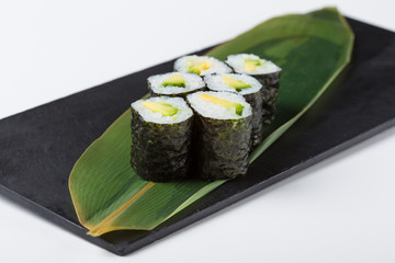Set of maki sushi for menu