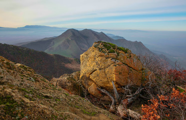 view of mountains