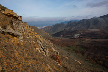 road in mountains