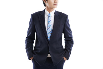Confident young businessman