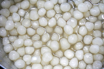 Che Thai – delicious sweet soup dessert with coconut cream palm nuts jackfruit jelly durian ice...