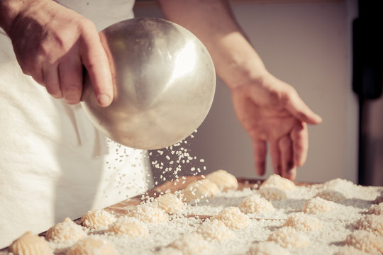 Fabrication des chouquettes