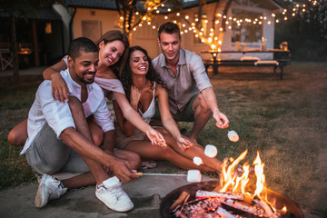 Roasting marshmallows