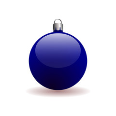 Blue Christmas ball