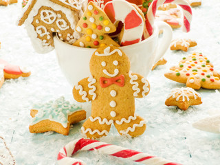 Christmas gingerbread cookies