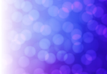 Abstract purple bokeh blur light background luxury vector illustration.