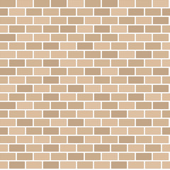 Brown brick wall background - Vector