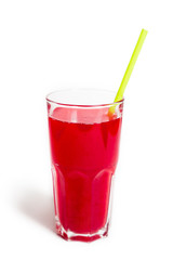 Cowberry and cowberry mors on a gray wooden background © honcharr