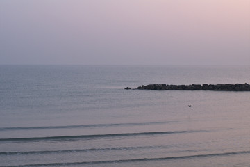 sunset at the sea, nature, sunrise,sky,horizon,sea,wave,light,morning,coast, 