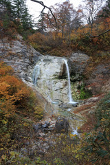 川原毛大湯滝の風景（秋田県湯沢市）