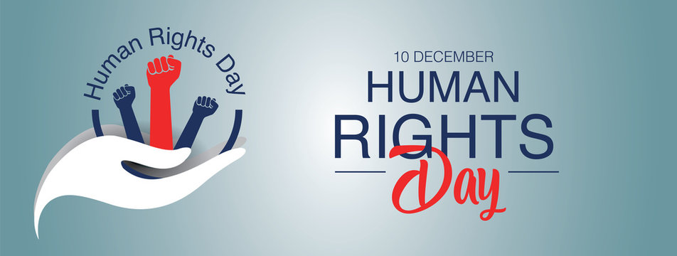 Human rights day freedom concept