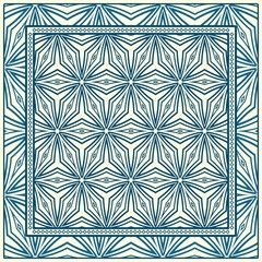 Design of a Geometric Pattern. vector. Repeating sample figure and line. For fashion interiors design, wallpaper, textile industry