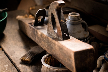 Wood Shavings Carpenters Tools