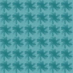 leggere decorazioni floreali velate  in blu