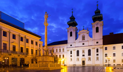 Obraz premium Cathedral of Gyor, Hungary